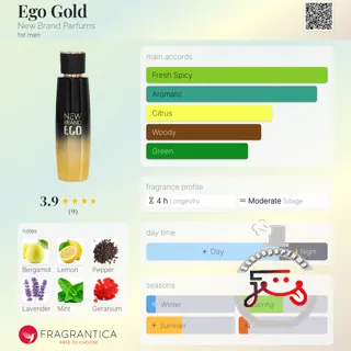 Ego Gold New Brand Parfums